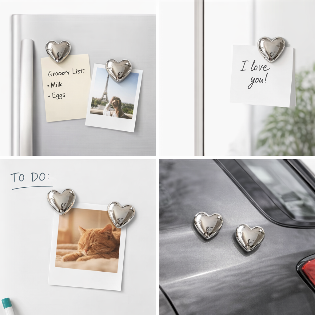 Heart shaped magnets