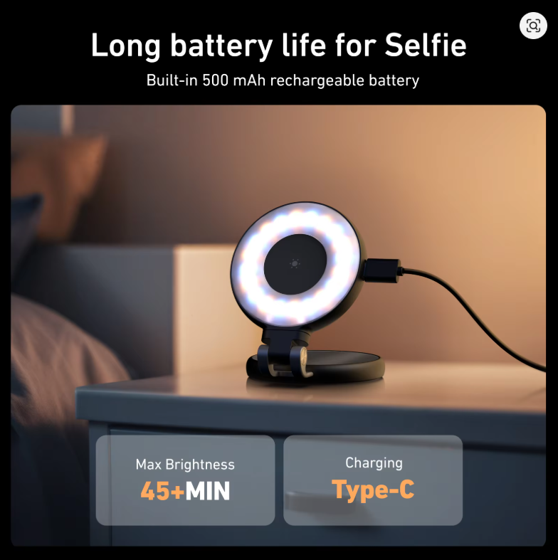 Selfie ring light