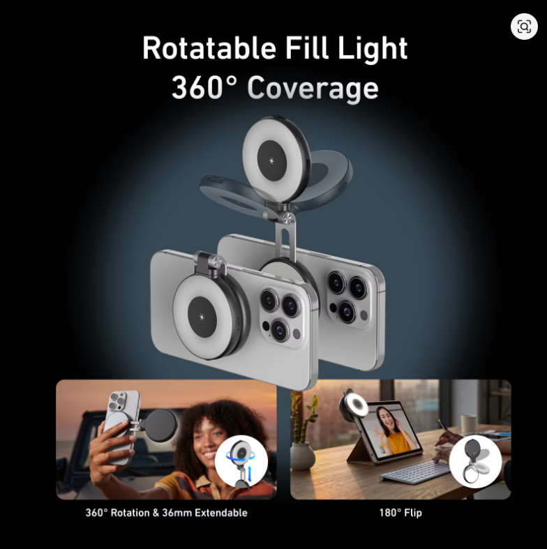Selfie ring light
